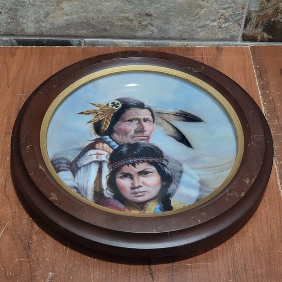 Vague Shadows The Blackfoot Nation Decorative Collector Plate by Perillo Eighth - Picture 13 of 16